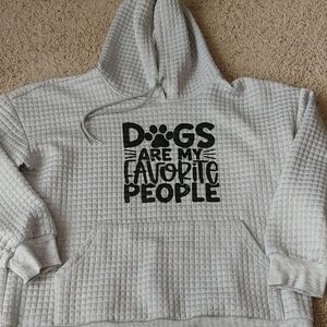 Gray Dog Lover Hoodie